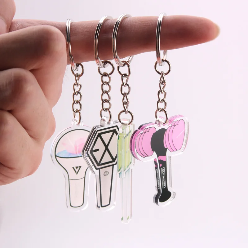 Брелок для ключей KPOP EXO GOT7 TWICE SEVENTEEN брелок мальчиков Bangtan милый кулон подарки |