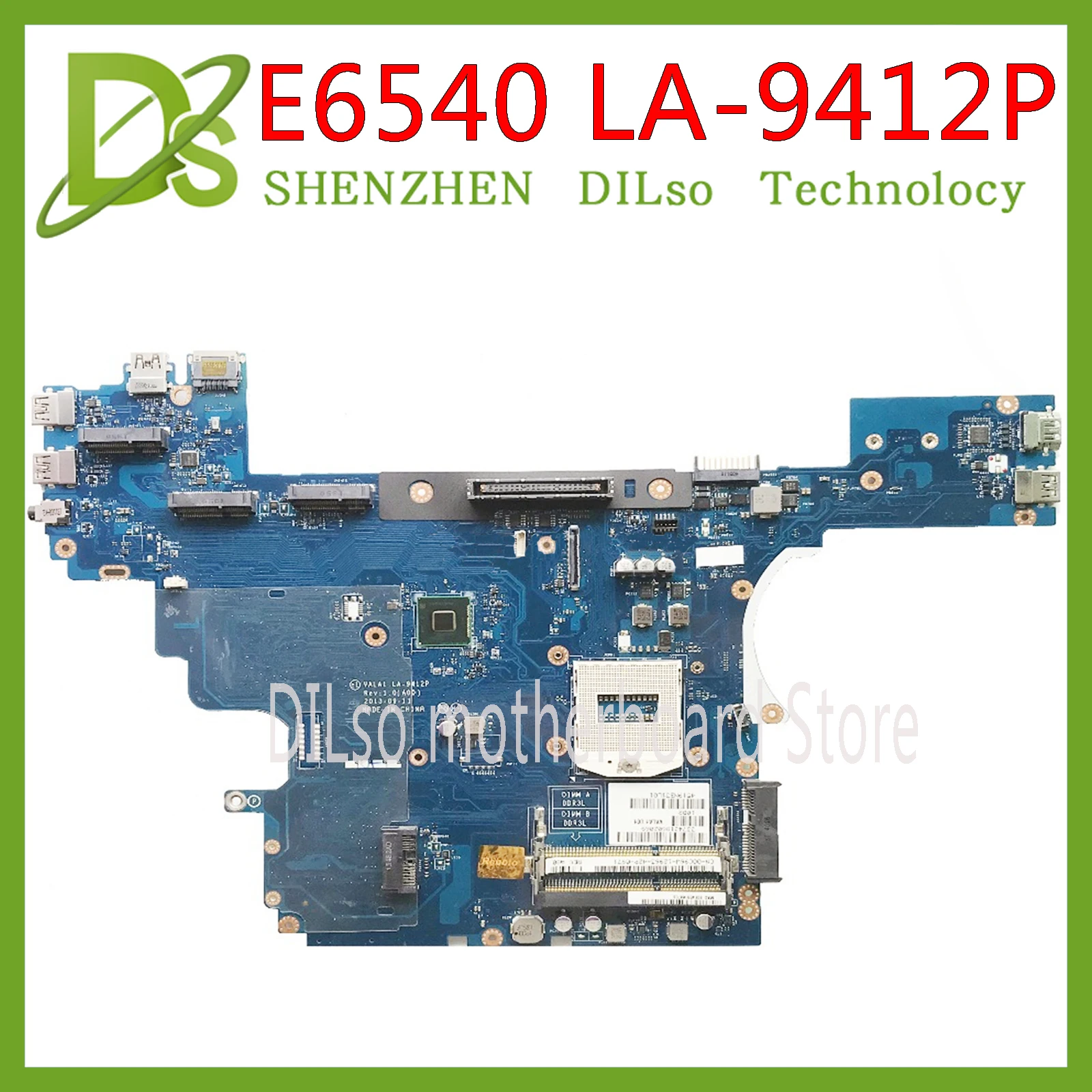 

KEFU VALA1 LA-9412P FOR Dell Latitude E6540 Laptop Motherboard CN-00C96W 00C96W 100% Tested original work