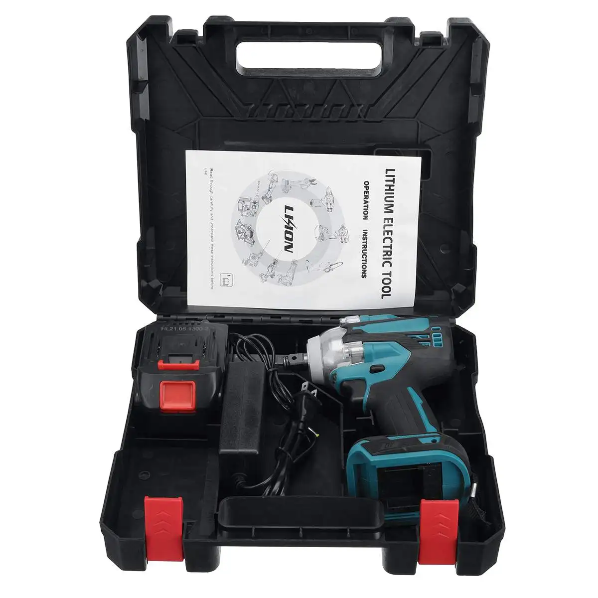 

588VF 480N.m Brushless Electric Impact Wrench Cordless Wrench with1/2 Battery Power Tools Rechargeable for Makita 18V Battery