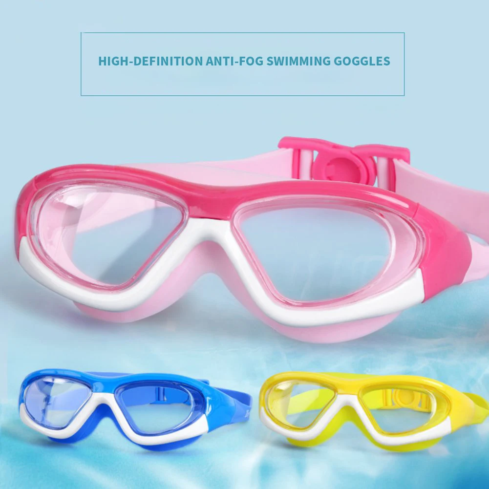 

Children's Swimming Goggles Boys and Girls Swimming Goggles Equipment Anti-Fog Waterproof Hd Waterproof Glasses 2021 new