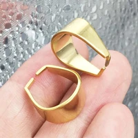 20pcslot thick goldsilver tone stainless steel pinch clips bail connectors 13mmx7mm diy jewelry accessories marketing