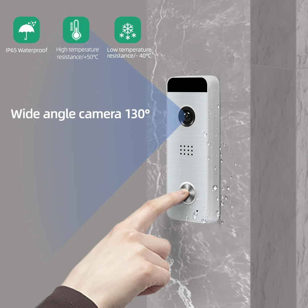 Видеодомофон Joytimer Home Tuya 720P AHD сенсорный экран сверхширокоугольная камера 130 ° |