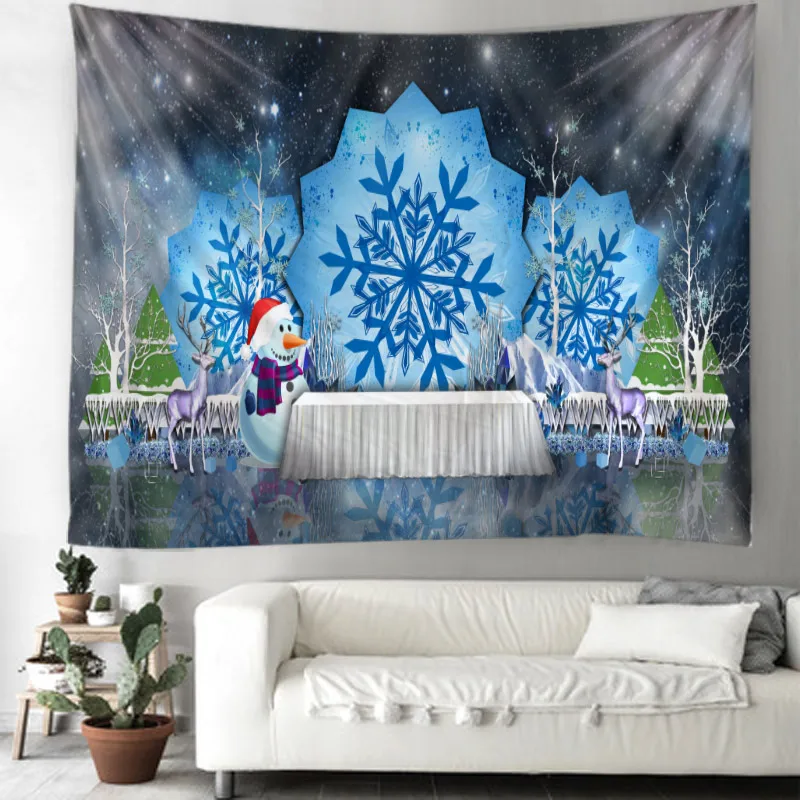 Christmas Tapestry holiday Tapzi Wall Hanging For Home Decoration Living Room Bedroom Art Large size | Дом и сад