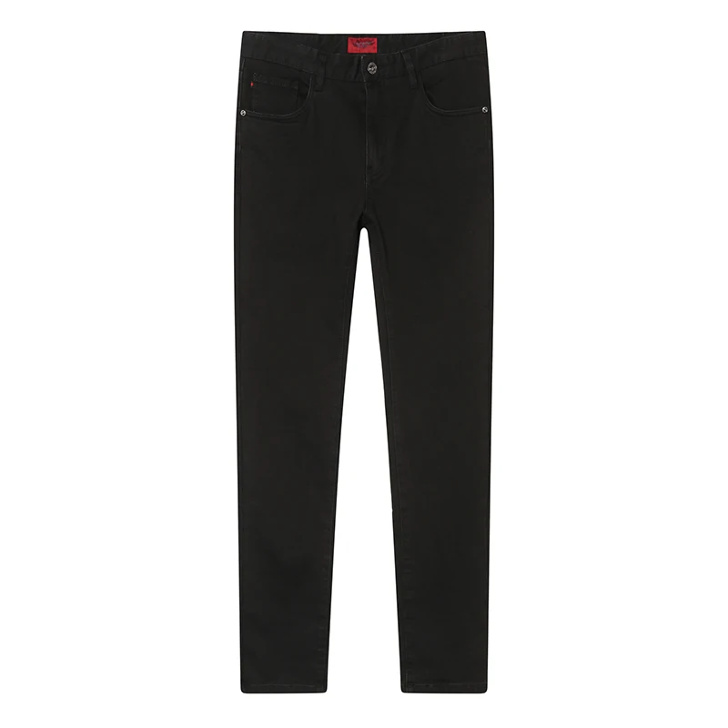 

LKSD Autumn Winter New Causal Simple Men Jeans Fashion High Waist Straight Ankel-length Men's Pants U16200072