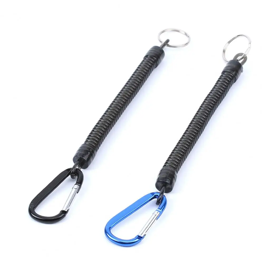 

Эластичный выдвижной пластиковый шнур с пряжкой, карабин, аксессуары для рыболовных снастей