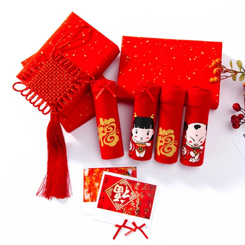 Новинка Детские красные хлопковые трусы с рисунком Трусы боксеры Шорты для