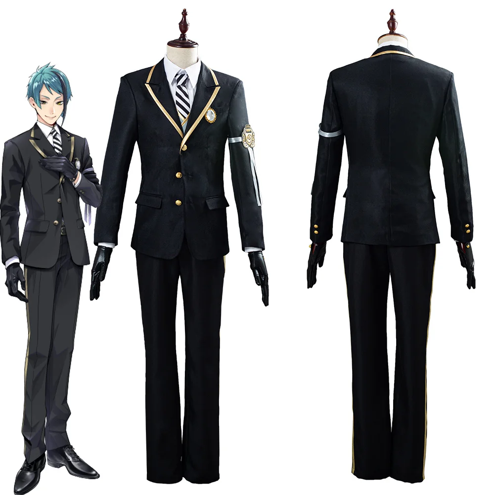 Витая Страна Чудес Косплей Азул/Флойд/нефрит Костюм взрослая форма наряд полный