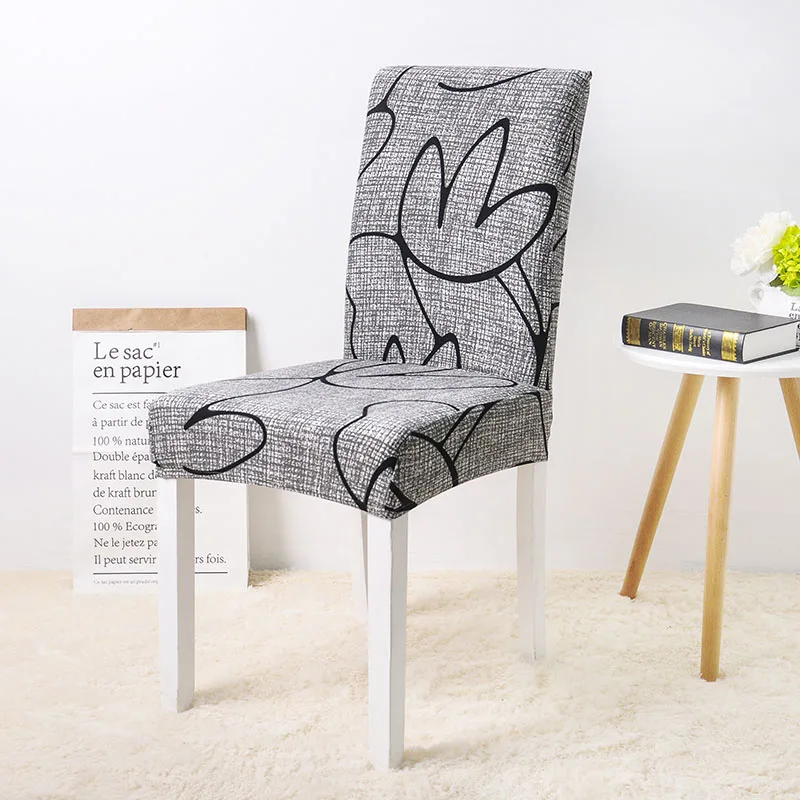 Чехлы с принтом лотоса на кресло стрейч большие эластичные чехлы стулья рисунком