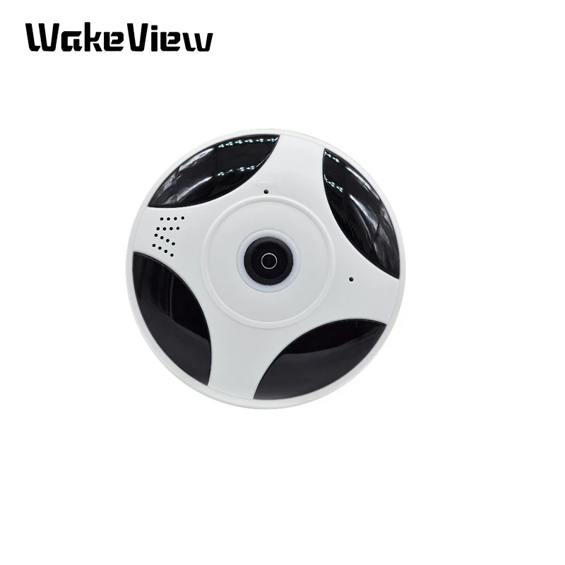 WakeView 360 камера полный обзор двухсторонняя аудио wifi панорамная vr IR 1.3MP/2MP/3MP рыбий глаз Беспроводная Смарт IP камера приложение ICSEE 1080P