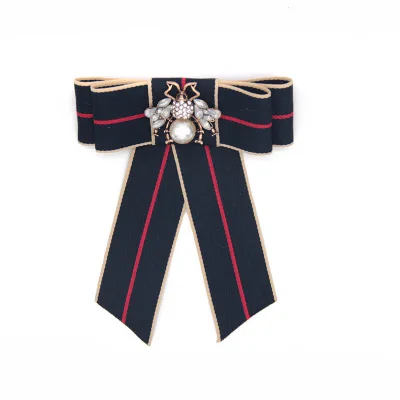 Navy Blue I-Remiel банты галстук лента с бантом Pour Homme галстуки на шею булавки и Броши Модные подарки для гостей наряд значок для женщин - Окраска металла: Navy Blue