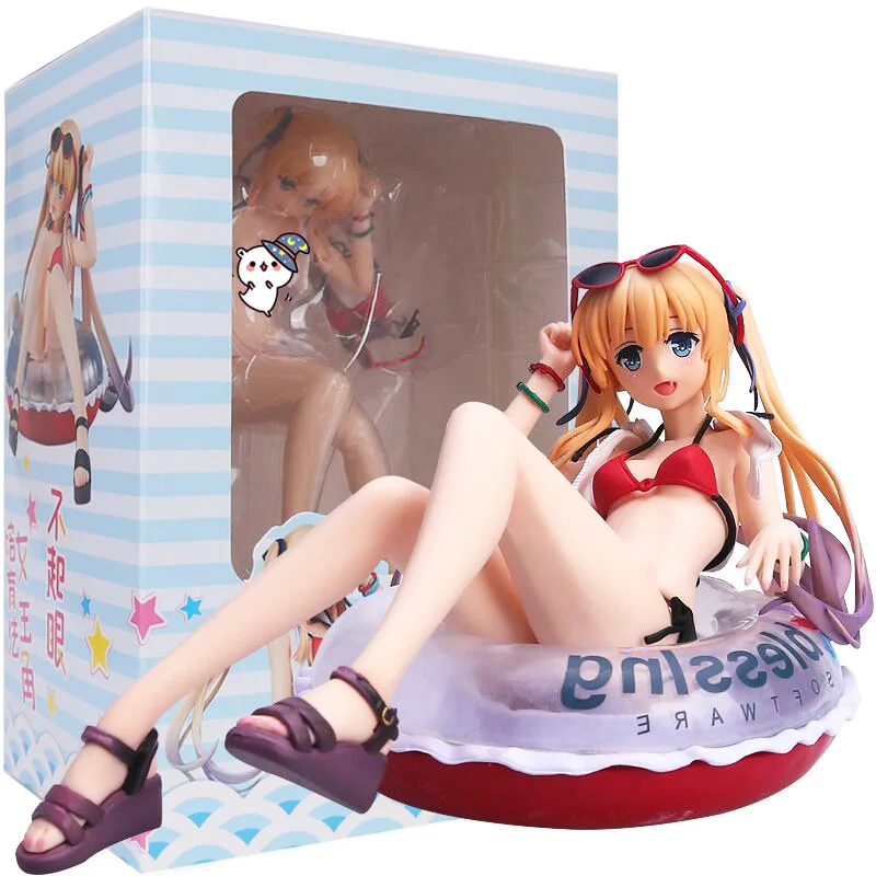 

Saenai Heroine No Sodatekata Eriri Spencer Sawamura Swimsuit PVC Action figure Anime Figure Collection Model Toys Doll Gift