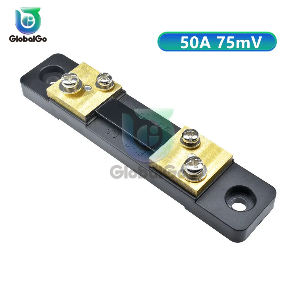 DC 0 100V 50A Амперметр Вольтметр (красный и синий) 75мв шунт светодиодный дисплей