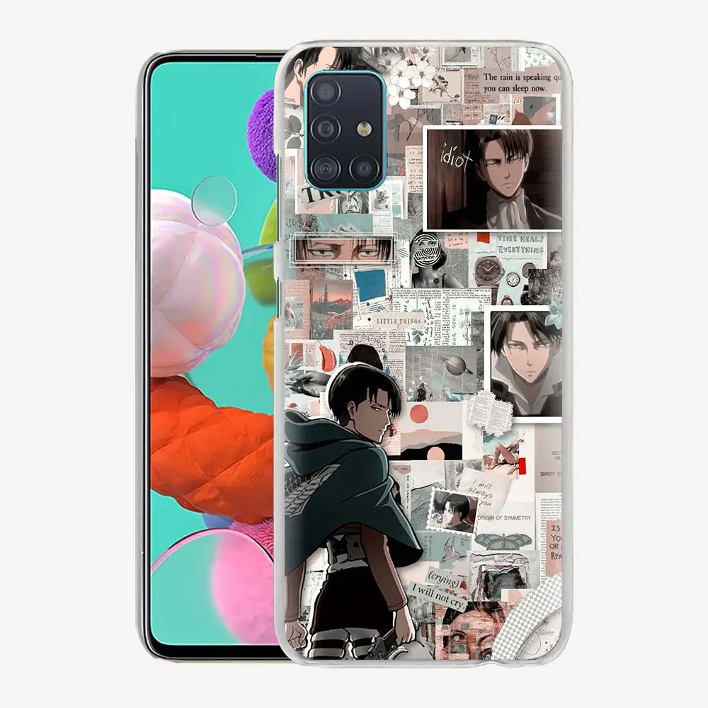 

Attack On Titan Anime Phone Case for Samsung Galaxy A10 A10e A10s A20 A20e A20s A30 A40 A50 A70 A01 A11 Hard Cover Coque Fundas