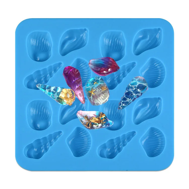 

Popular1PC Sea Shell/ Diamond Jewelry Making Mold Silicone Mould Epoxy Resin Mold For Jewelry DIY Resin Decorative Craft