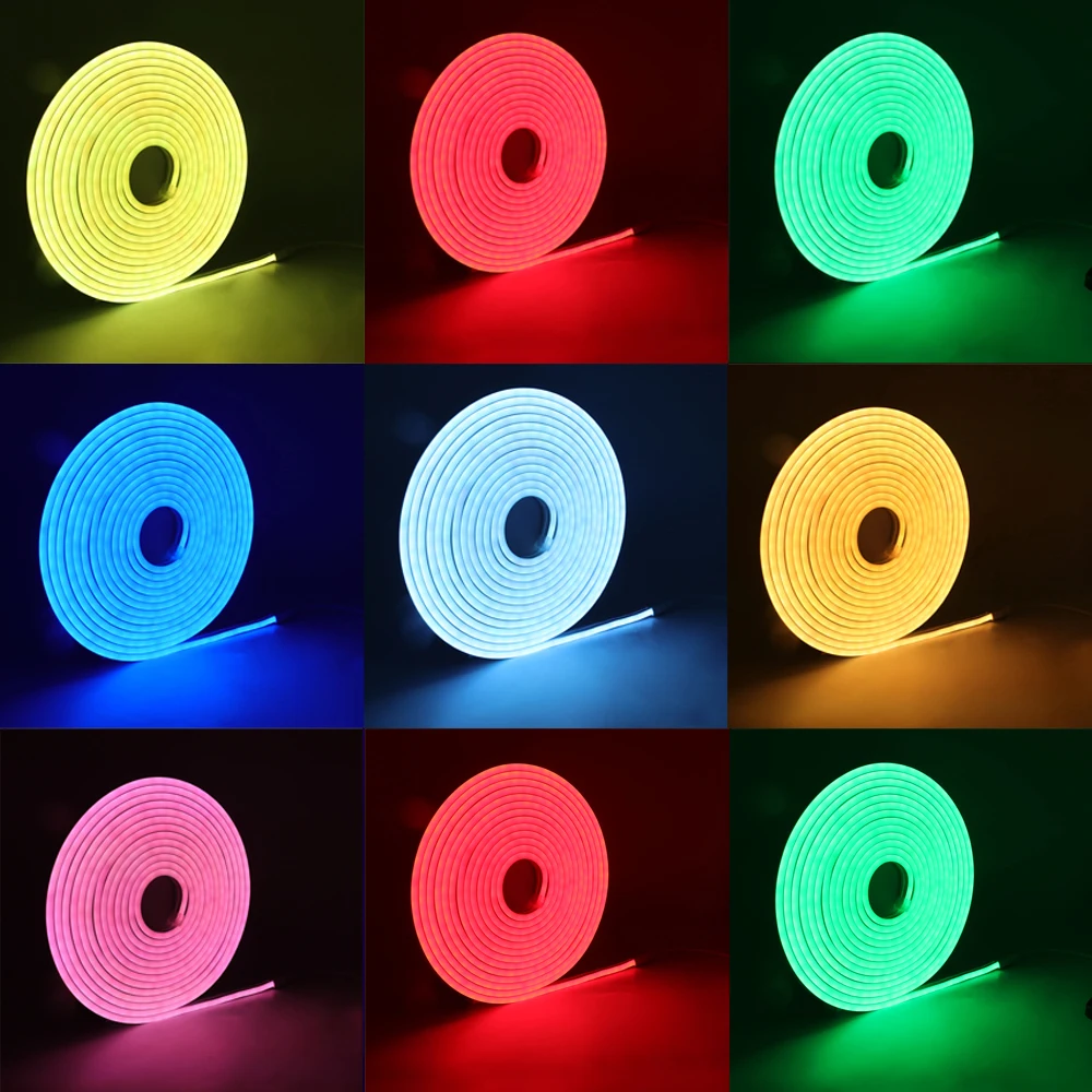 12V RGB LED Strip Neon Light With Bluetooth APP Remote Control 1/2/3/4/5M Lamp Tape Waterproof Dimmable For Decor lighting | Лампы и