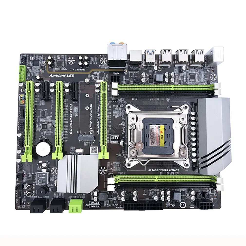 

Desktop Computer Mainboard X79T-2011 DDR3 Desktop Mainboard X79T Large Board Supports Server ECC Multi-SATA