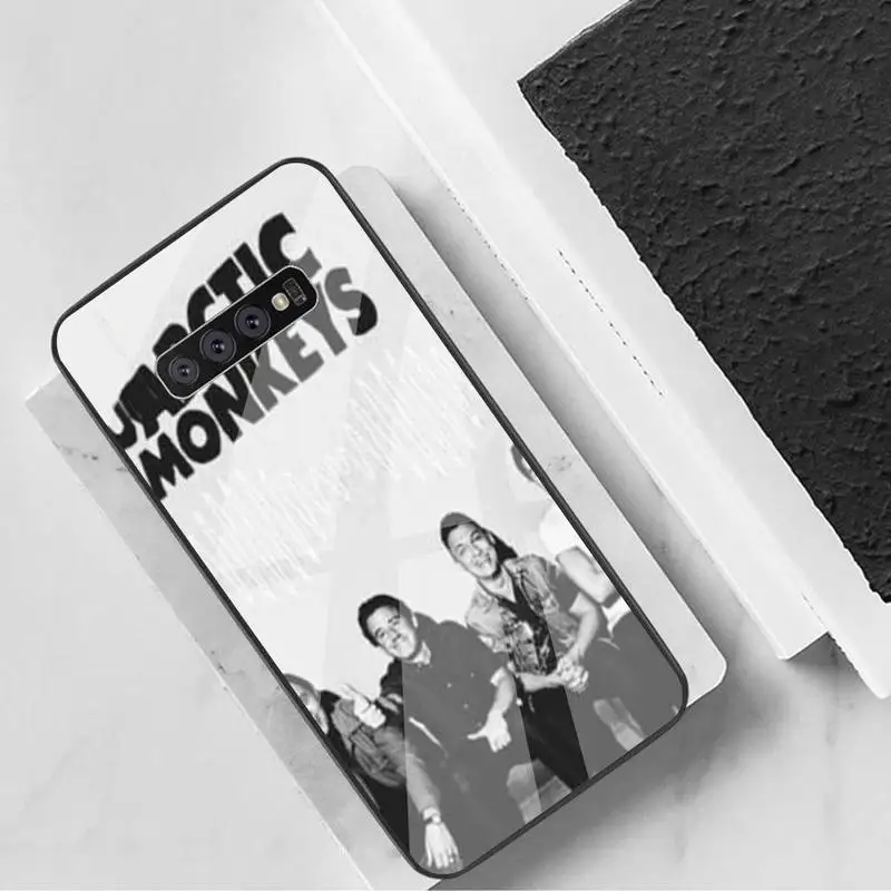 

LJHYDFCNB Arctic Monkeys Phone Case Tempered Glass For Samsung Note8 9 10 10pro 10plus 20 20ultra S8 S9 10 20 Plus