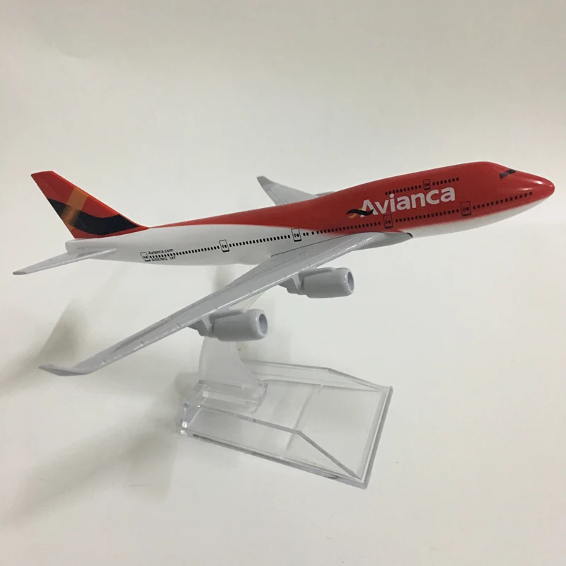 JASON TUTU 16 см AVIANCA COLOMBIA Boeing 747 модель самолета Модель аэроплана самолет литая под