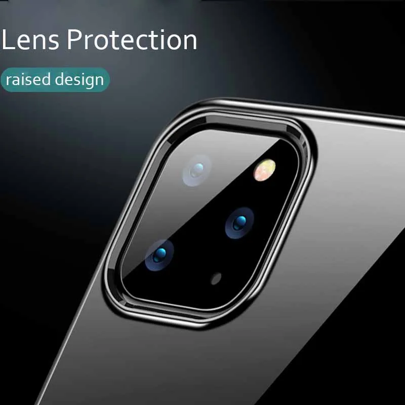 Luxury Plating Phone Cases for iPhone 11 Pro Ultra Thin Transparent Back Cover Max X XS XR 7 8 Plus |