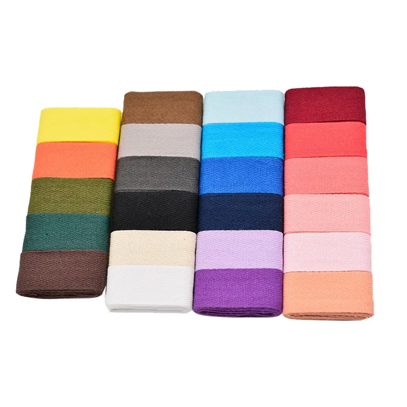 1 партия = 10 ярдов полоска для подшивания хлопковый пояс пряжа в елочку