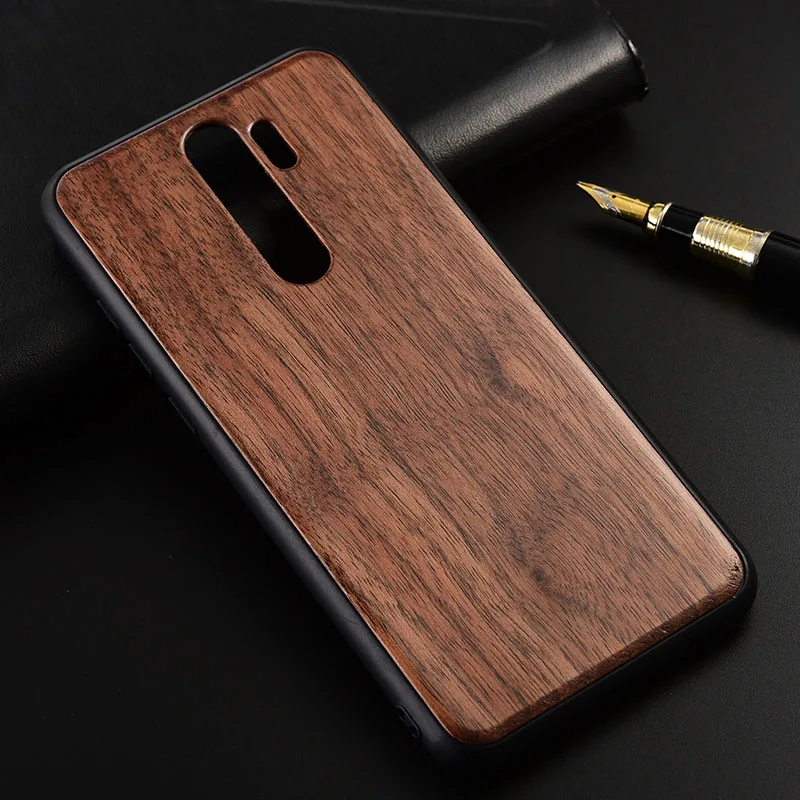 Чехол для Xiaomi Redmi note 8 Pro тонкий деревянный чехол-бампер из ТПУ Note8 pro чехлы