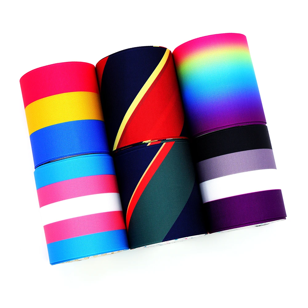 Бесплатная доставка 2020 Новое поступление 50 ярдов мультяшный принт grosgrain ribbons38227 |