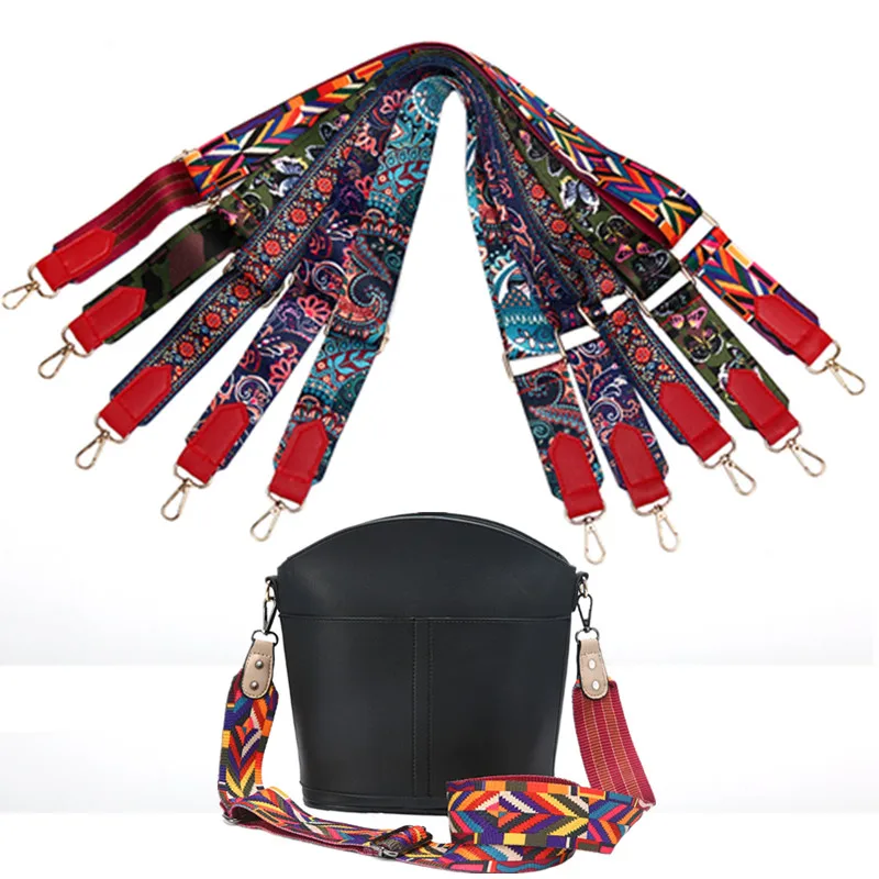 

1PCS Colored Bag Handles Bag Strap For Women Removable DIY Shoulder Rainbow Handbag Accessories Crossbody Messenger Bag Straps