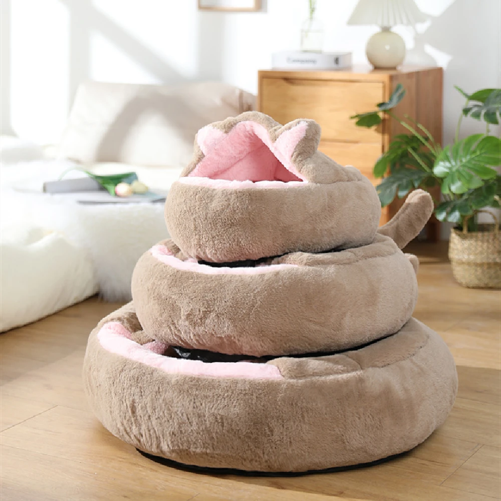 

Высокое качество! Милая кровать для кошки, теплая корзина для домашних питомцев, уютные спальные мешки, накидка для домика для кошки, очень мягкий коврик для маленькой собаки, Лежанка для кошки