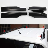 roof rack rails end cap protection cover shell for toyota rav4 2008 2012 car accessories black