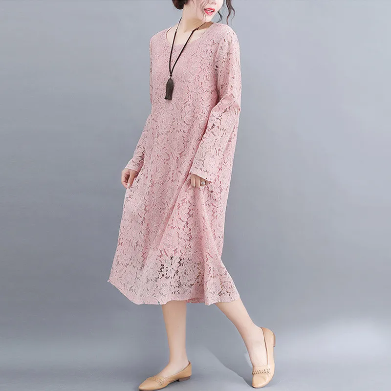 Новинка 2020 Оригинальное женское платье с коротким рукавом кружевное тонкое в