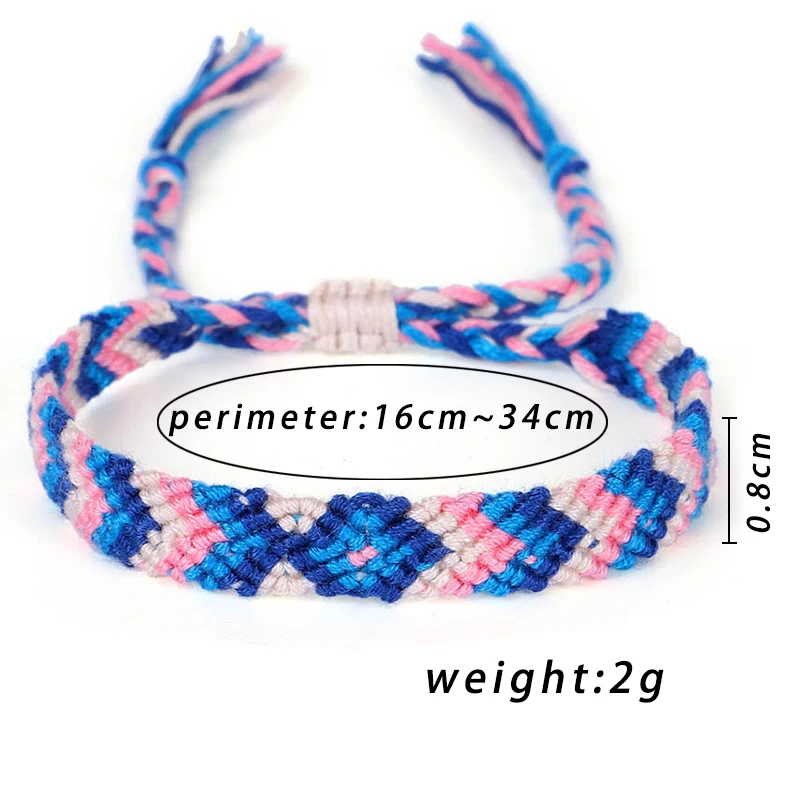 

12 Pcs Boho Handmade Woven Braided Friendship Bracelet Yoga Weave Bohemian Pulsera Mujer Dropshipping