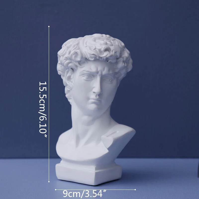 

Resin Portrait Decoration Flower Pot Pen Holder Sculpture Garden Decoration Furnishings Home Living Room Bedroom Display Gifts
