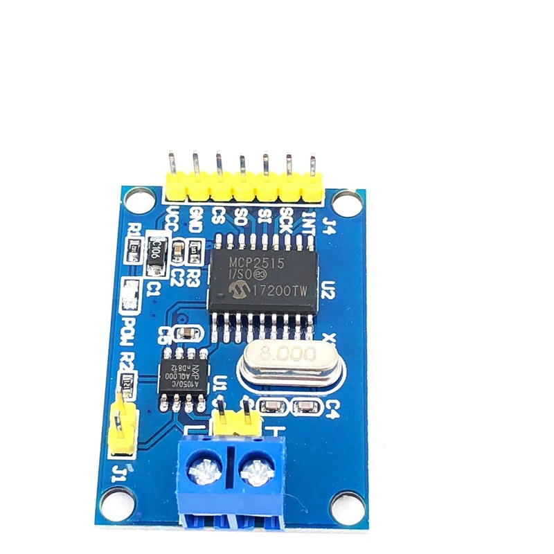 1 шт. MCP2515 CAN-шина модуля TJA1050 приемник SPI для 51 MCU контроллер рычага модуль |