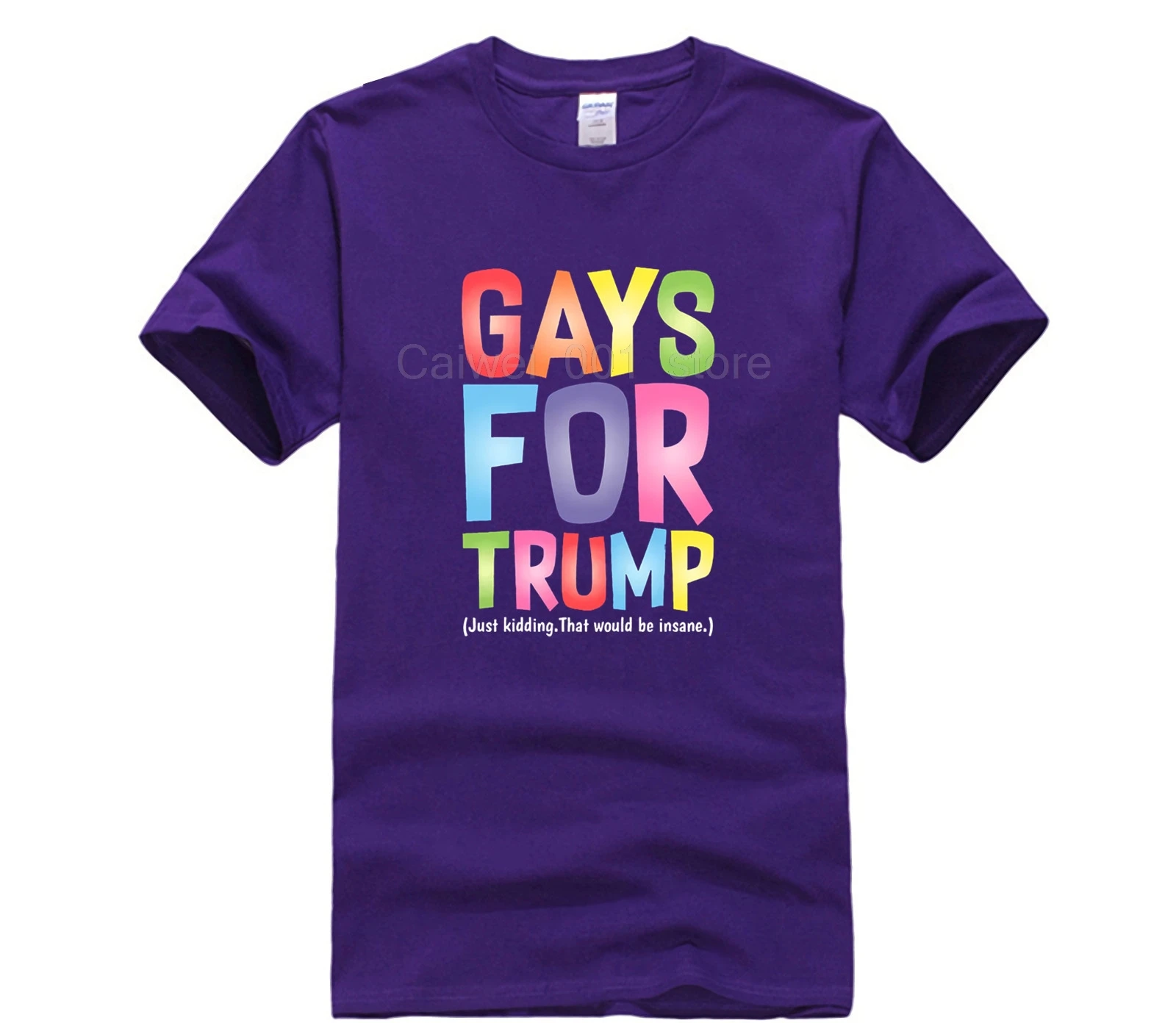 

fashion 2020 trend T shirt gays for trump just kidding tee black mens premium Men's Print Casual 100% Cotton T Shirt Popular