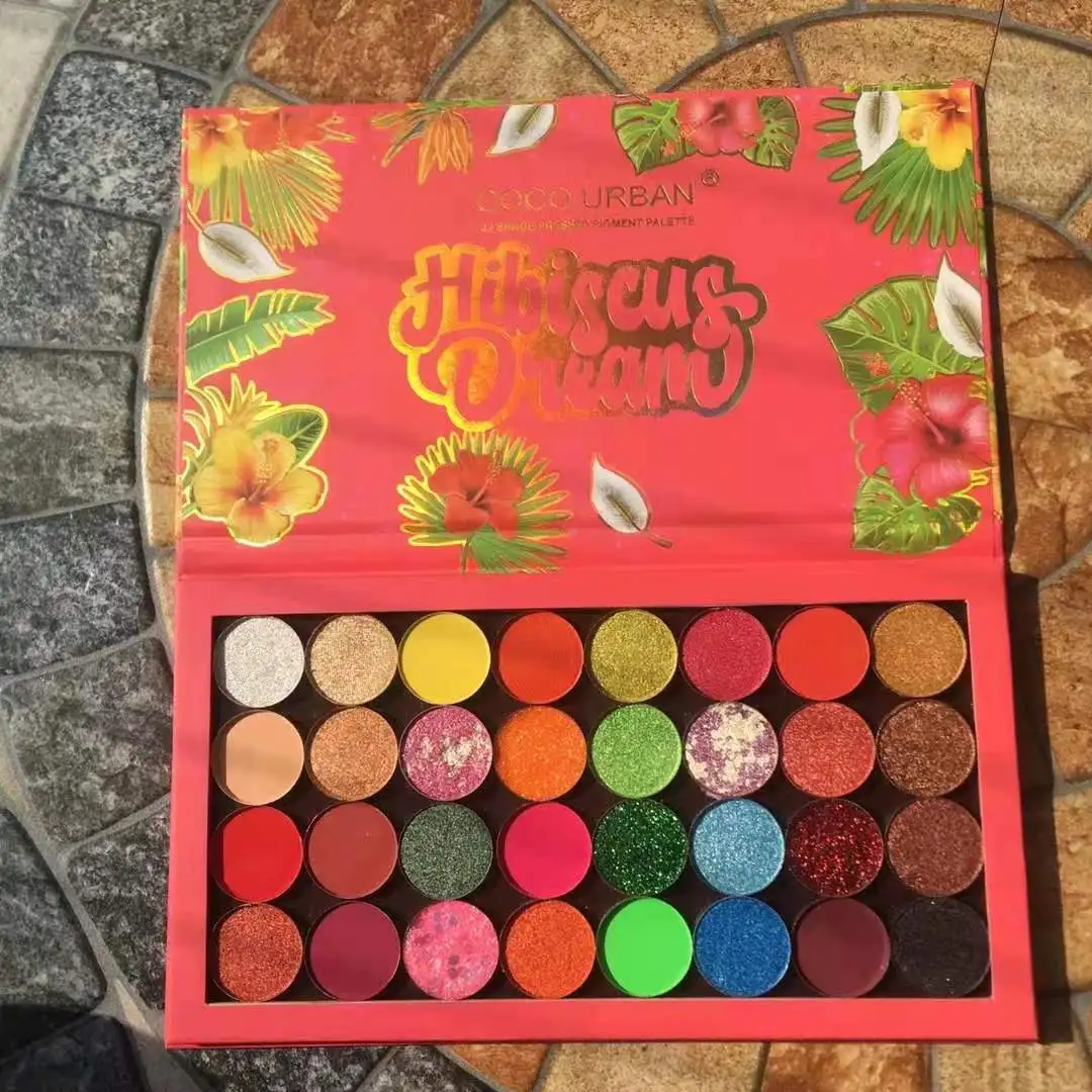 Новинка матовые блестящие тени для век 32 цвета палитра блестящих теней с высоким