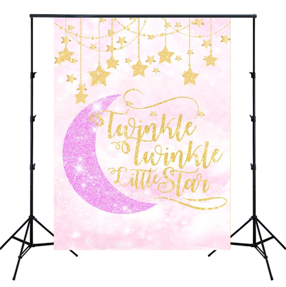 Фон для фотосъемки девочек с изображением принцессы на первый день рождения