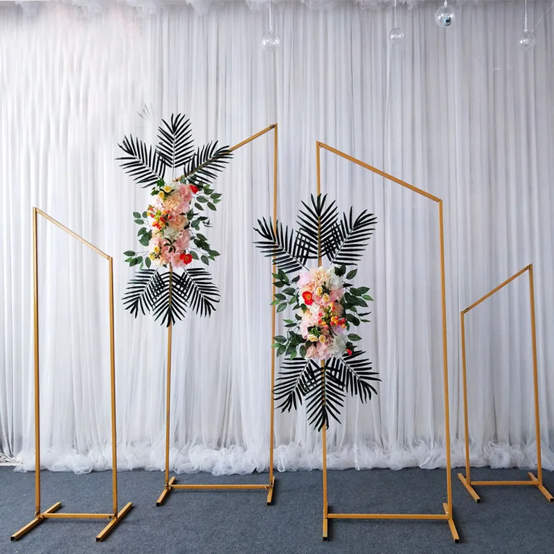 Estante de цифровая печать задний фон arco boda де Йерро forjado estante pantalla grande decoración &quotсделай