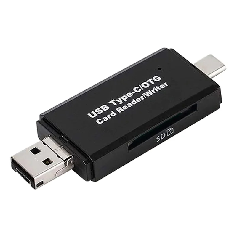 Устройство для чтения карт памяти 3 в 1 usb type C/Micro USB адаптер OTG функция Plug and Play