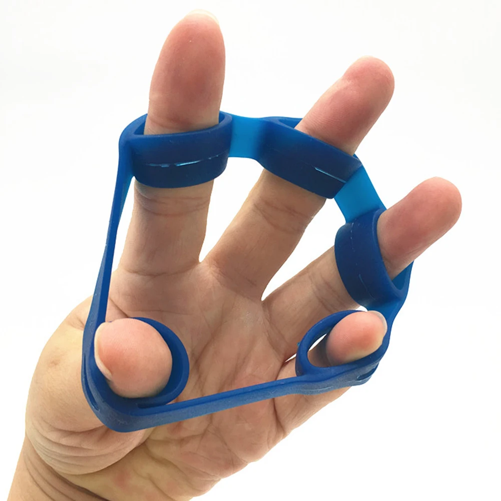 

6pcs Silicone Finger Gripper Strength Resistance Trainer Expander Fitness Tools Finger Strength Training Rally 7.5x4x1.3cm