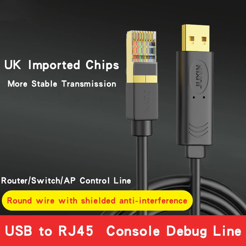 Промышленный USB-кабель для консоли кабель USB RJ45 Коммутатор Cisco Huawei H3C 232 отладка