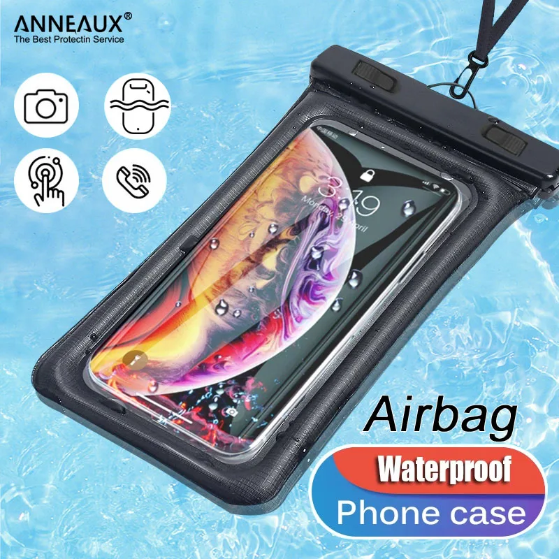 

Waterproof Phone Pouch Case For iPhone 12 Pro Max Huawei P30 Xiaomi Redmi 10 Samsung A51 A52 S21 Water Proof Bag Mobile Cover