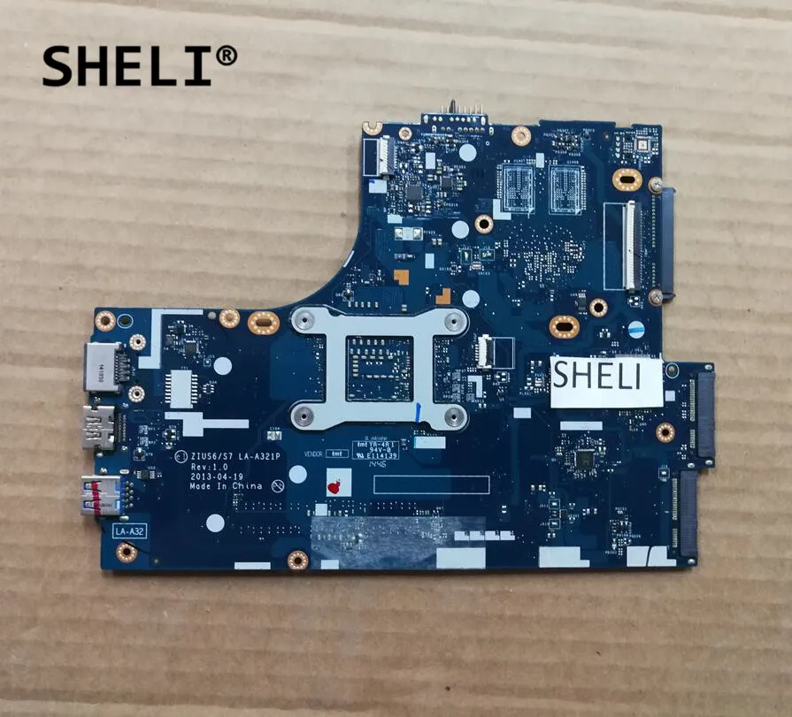 Материнская плата SHELI для Lenovo S410 3558U UMA LA-A321P 90006062 | Компьютеры и офис