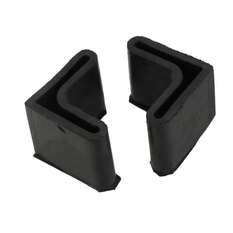 Акция! Резиновые L-образные Угловые железные накладки для ножек 10 шт. черные |