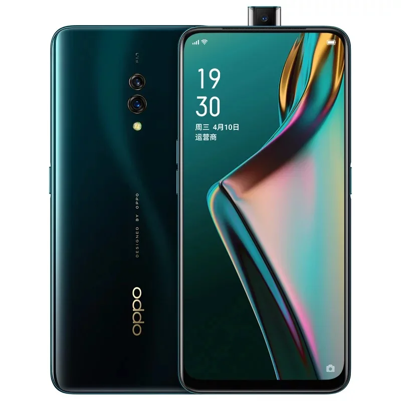 Black Мобильный телефон OPPO K3 Android 9 4G LTE Snapdragon 710 Octa Core 6+ 64/8+ 128 6," AMOLED VOOC 3,0 отпечаток пальца на экране - Цвет: Black