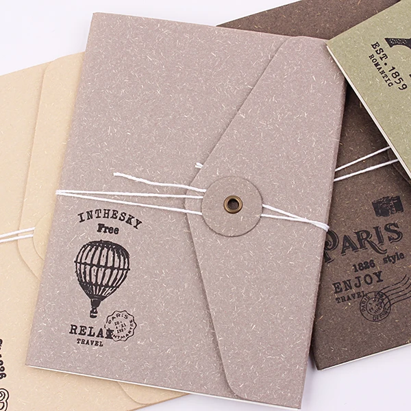 1 шт. 64K винтажные блокноты в форме башни 32 страницы конверт дизайнерский блокнот