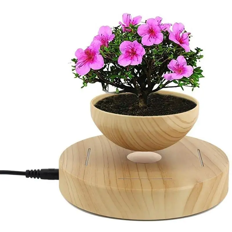 Магнитный левитационный воздушный цветочный горшок цветы бонсай магнитный