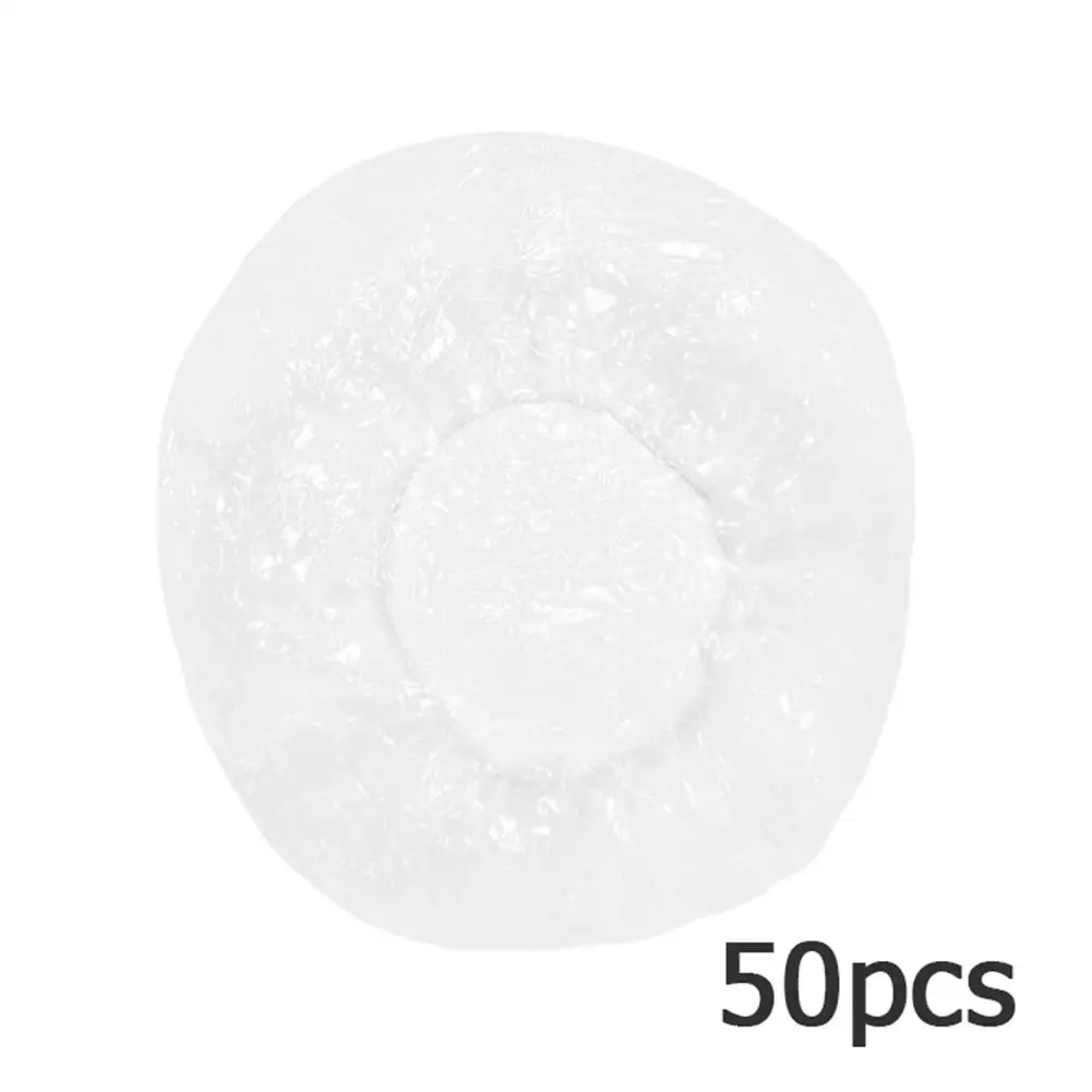 Прозрачная одноразовая шапочка для душа 10/50/100 шт. | Дом и сад