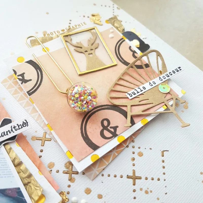 CH Street lamp and deer Stencil Metal Cutting Dies For Scrapbooking Practice Hands-on DIY Album Card Craft Decoration | Дом и сад