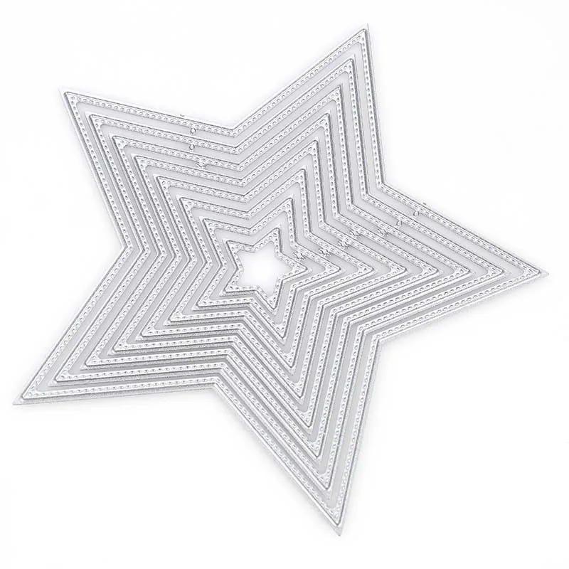 Рождественская звезда кружева цветок край границы металла вырезание штампы