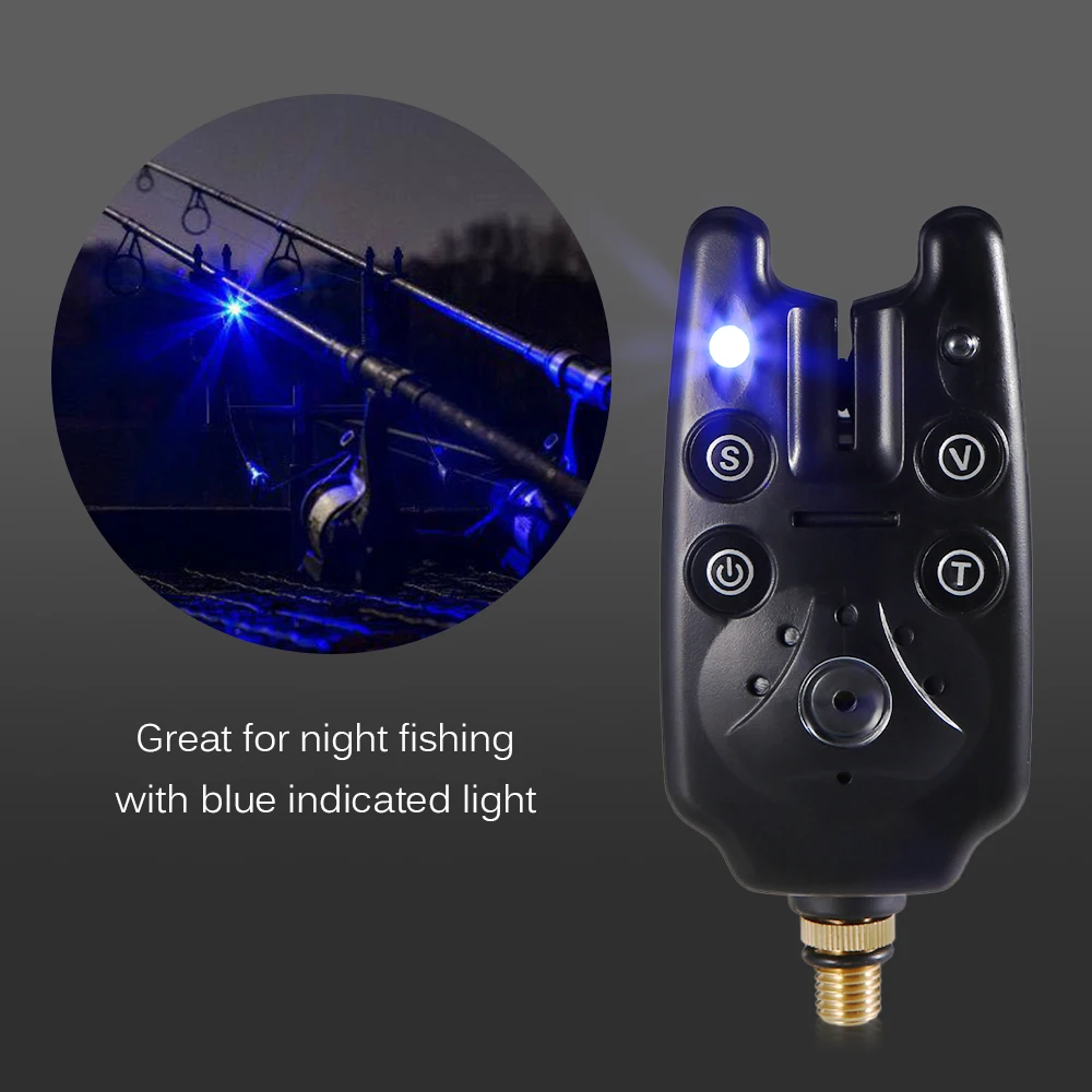 сигнализатор поклёвки Lixada беспроводной набор сигнализаций для ловли рыбы